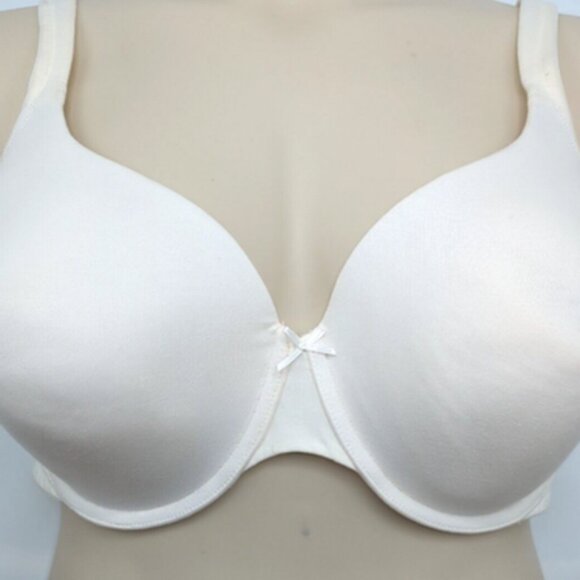 Cacique Lane Bryant Women Bra T Shirt Cotton Blend Plus Size 42DDD White - Picture 5 of 9